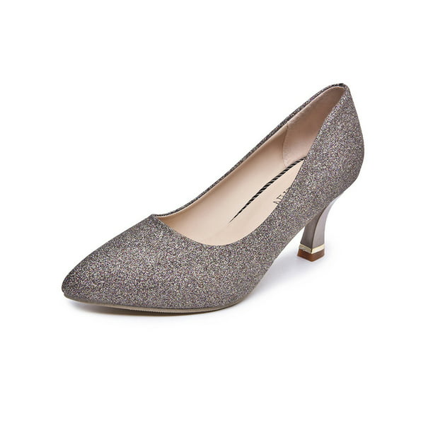 Details about   Sexy Women's sequins Stiletto High Heel slip on Pointed Toe wedding Pump Shoes